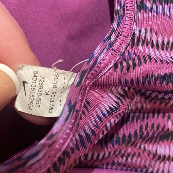 Nike sports bra SZ medium purple and blue PRO - Picture 7 of 7